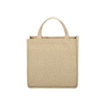 Color Prime - Small Size Nature Linen Jute Bag-25*25*10cm Pack - 10pcs