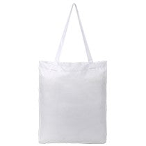 Color Prime - Large Size White Color Economy Shopping Bag-38*42cm Pack - 10pcs